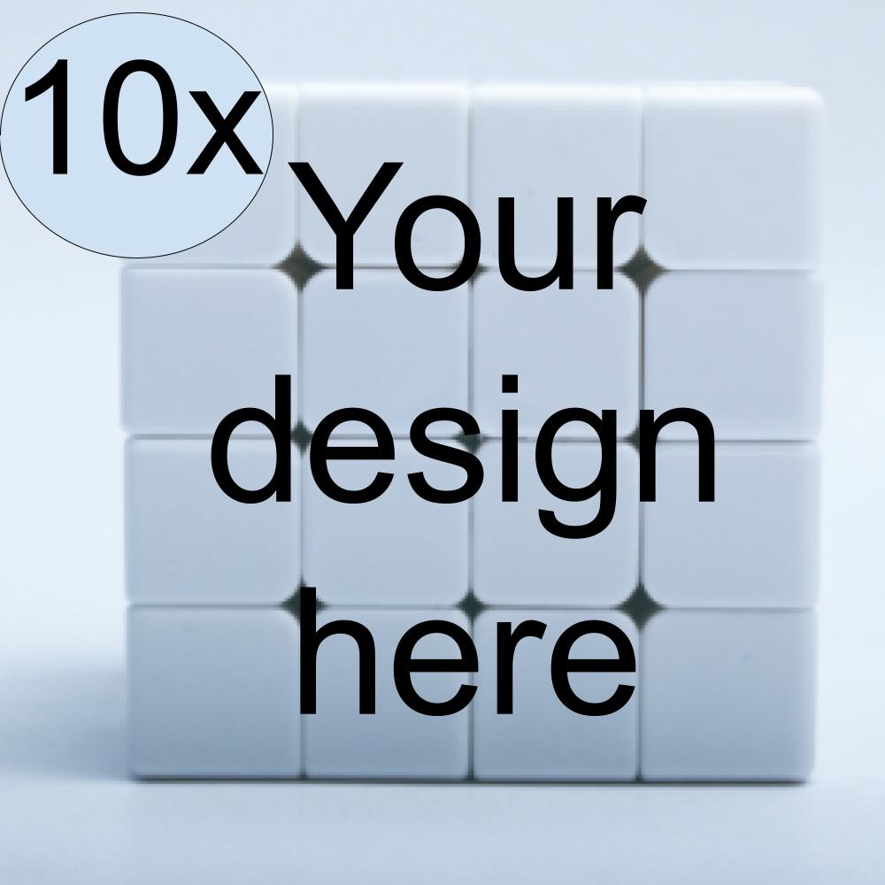10 Custom 4x4 Cubes – Printed for Events & Gifts
