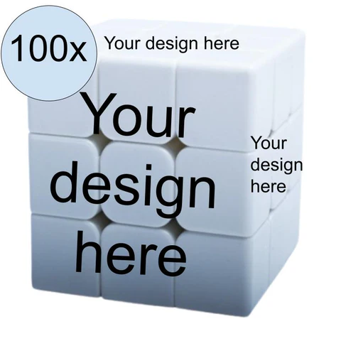 100+ Custom 3x3 Cubes – Bulk Printed Speedcubes for Events